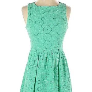 Kensie Turquoise Eyelet Dress